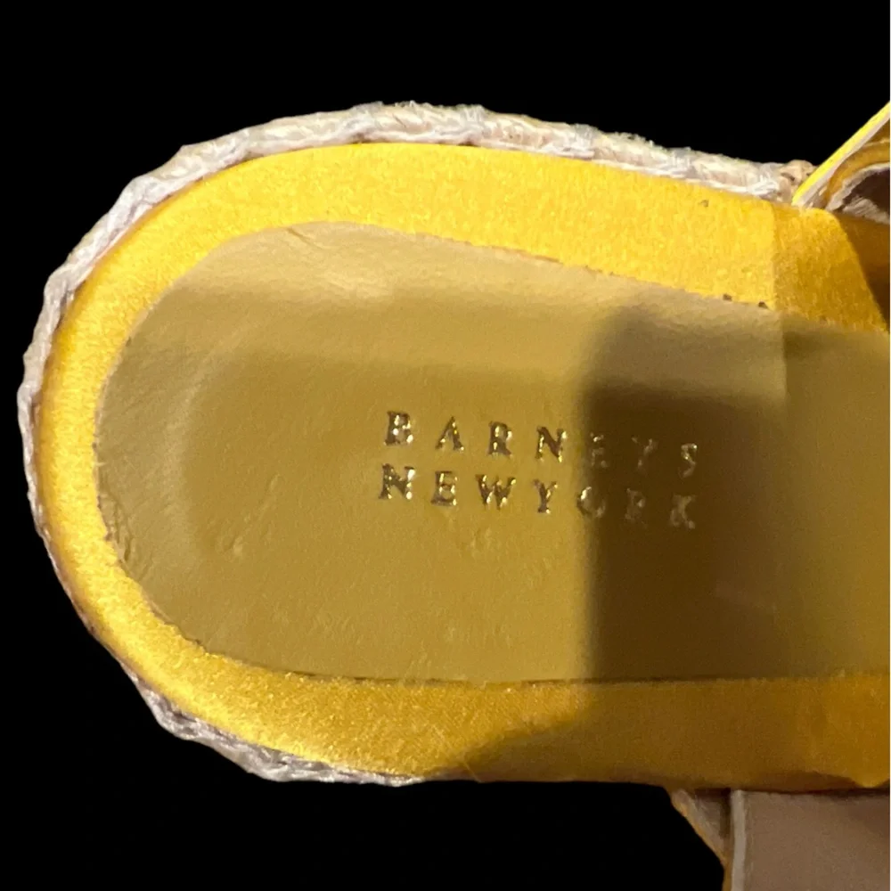 Barneys NY Satin Espadrille Sandals Size 41. NWOT.‎ Never Worn US size 10.5